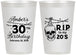 Personalized Birthday 12 oz Frosted Cups - 30th Rip 20 | 20140