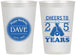 Personalized Birthday 12 oz Frosted Cups - Cheers To 25 Years | 20164