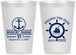 Personalized Birthday 12 oz Frosted Cups - 25th Nautical | 20168