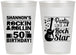 Personalized Birthday 12 oz Frosted Cups - 50th Rock Star | 20173