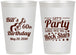 Personalized Birthday 12 oz Frosted Cups - 60th Rock Star | 20174