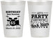 Personalized Birthday 12 oz Frosted Cups - 65th Rock Star | 20175