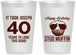 Personalized Birthday 12 oz Frosted Cups - 40th Stud Muffin | 20183