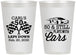 Personalized Birthday 12 oz Frosted Cups - 50th Race Car | 20187
