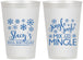 Personalized Birthday 12 oz Frosted Cups - 30th Christmas | 20188