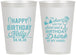 Personalized Birthday 12 oz Frosted Cups - Sun Sand Drink Hand | 20202