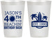 Personalized Birthday 12 oz Frosted Cups - 40th Beach | 20212