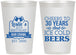 Personalized Birthday 12 oz Frosted Cups - 30th | 20218
