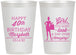 Personalized Birthday 12 oz Frosted Cups - 40th | 20223