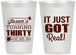 Personalized Birthday 12 oz Frosted Cups - 30th | 20235