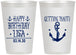 Personalized Birthday 12 oz Frosted Cups - Getting Nauti | 20239