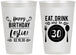 Personalized Birthday 12 oz Frosted Cups - 30th | 20240