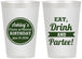 Personalized Birthday 12 oz Frosted Cups - 30th | 20242