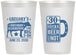 Personalized Birthday 12 oz Frosted Cups - 30th | 20248