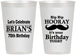 Personalized Birthday 12 oz Frosted Cups - 70th | 20251