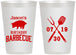 Personalized Birthday 12 oz Frosted Cups - Barbeque Bbq | 20253