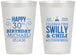 Personalized Birthday 12 oz Frosted Cups - 30th | 20257