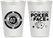 Personalized Birthday 12 oz Frosted Cups - 40th Las Vegas | 20261
