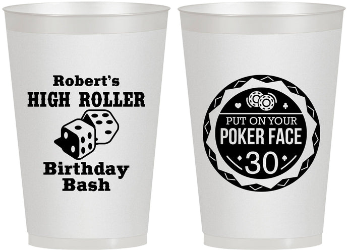 Personalized Birthday 12 oz Frosted Cups - 30th Las Vegas | 20262
