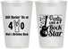 Personalized Birthday 12 oz Frosted Cups - 40th Rock Star | 20266