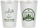 Personalized Wedding 12 oz Frosted Cups - The Hunt Is Over | 203