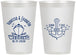Personalized Wedding 12 oz Frosted Cups - Save The Date Cruise | 209