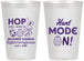 Personalized Easter 12 oz Frosted Cups - Hunt Mode On Bunny | 210000