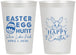 Personalized Easter 12 oz Frosted Cups - Egg Hunt Bunny | 210005