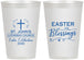 Personalized Easter 12 oz Frosted Cups - Easter Blessings Church | 210029