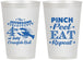 Personalized 4th Of July 12 oz Frosted Cups - Pink Peel Crawfish | 220015
