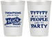 Personalized 4th Of July 12 oz Frosted Cups - We The People | 220025