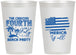 Personalized 4th Of July 12 oz Frosted Cups - Beach Merica Yall | 220027