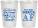 Personalized 4th Of July 12 oz Frosted Cups - Merica Af | 220031