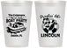 Personalized 4th Of July 12 oz Frosted Cups - Drinkin Like Lincoln | 220032
