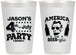 Personalized 4th Of July 12 oz Frosted Cups - Bbq Lincoln | 220036