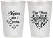 Personalized Wedding 12 oz Frosted Cups - Best Friends | 221