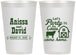 Personalized Wedding 12 oz Frosted Cups - Party Til The Cows Come Home | 222