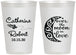 Personalized Wedding 12 oz Frosted Cups - Over The Moon In Love | 224