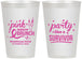 Personalized Awareness 12 oz Frosted Cups - Party Like A Survivor | 230005