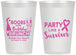 Personalized Awareness 12 oz Frosted Cups - Party Like A Survivor | 230006