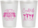 Personalized Awareness 12 oz Frosted Cups - Beach Party | 230007