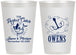 Personalized Wedding 12 oz Frosted Cups - The Perfect Catch | 232