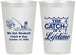 Personalized Wedding 12 oz Frosted Cups - Catch Of A Lifetime | 234