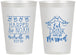 Personalized Wedding 12 oz Frosted Cups - Eat Drink Be Married | 235