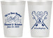 Personalized Wedding 12 oz Frosted Cups - Been Hooked Fishing | 238
