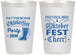 Personalized Oktoberfest 12 oz Frosted Cups - Pretzel | 240001