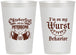 Personalized Oktoberfest 12 oz Frosted Cups - Wurst Behavior | 240010