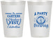 Personalized Oktoberfest 12 oz Frosted Cups - Beer Keg | 240017