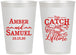 Personalized Wedding 12 oz Frosted Cups - Catch Of A Lifetime Lobster | 245