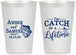 Personalized Wedding 12 oz Frosted Cups - Catch Of A Lifetime Fish | 246